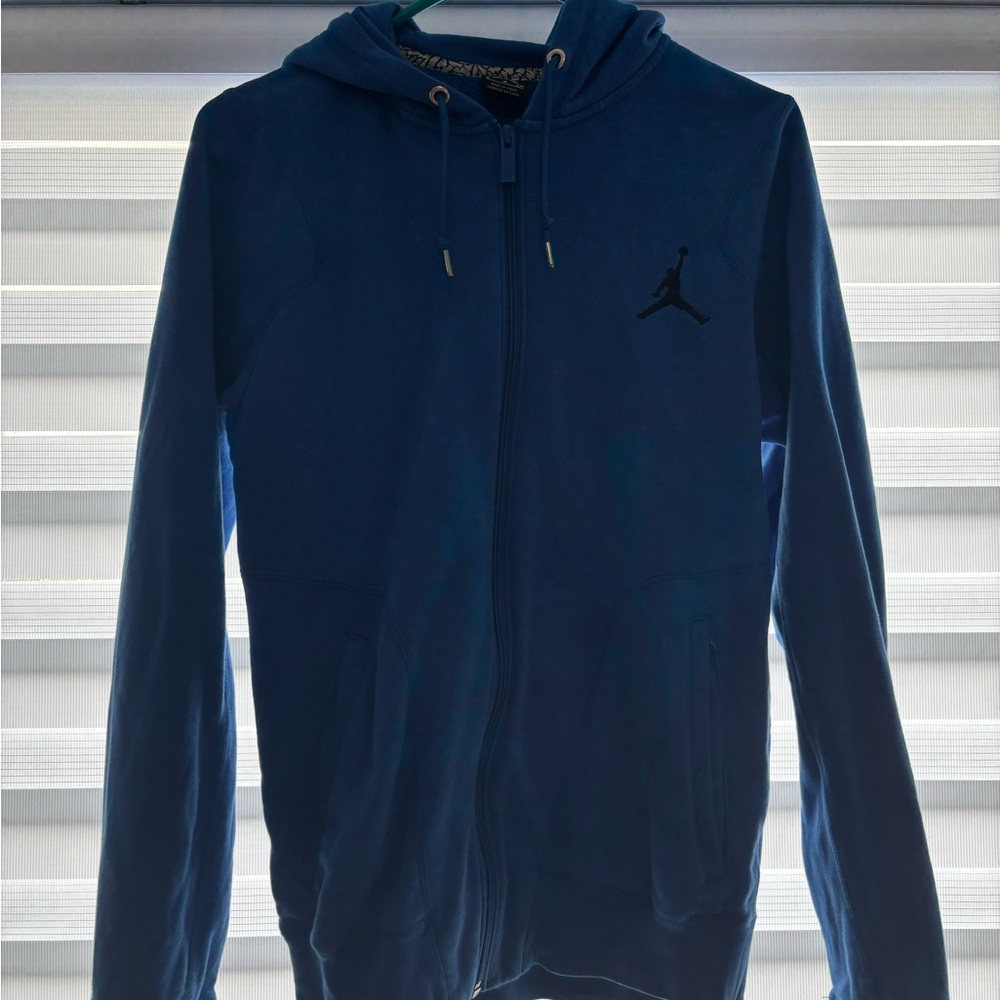 Jordan Blue Zip Up Sweater